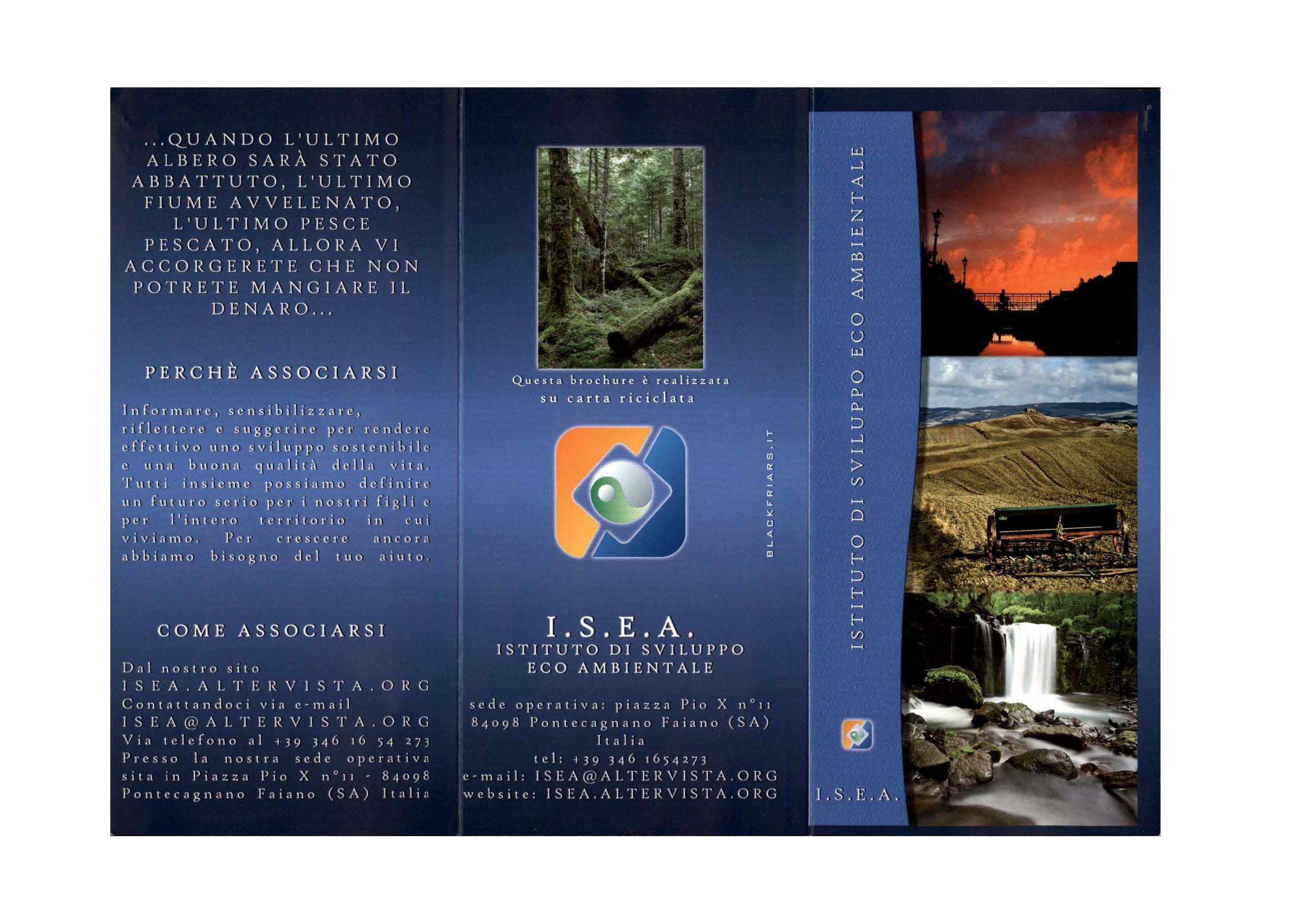 Brochure ISEA - edizione 2010